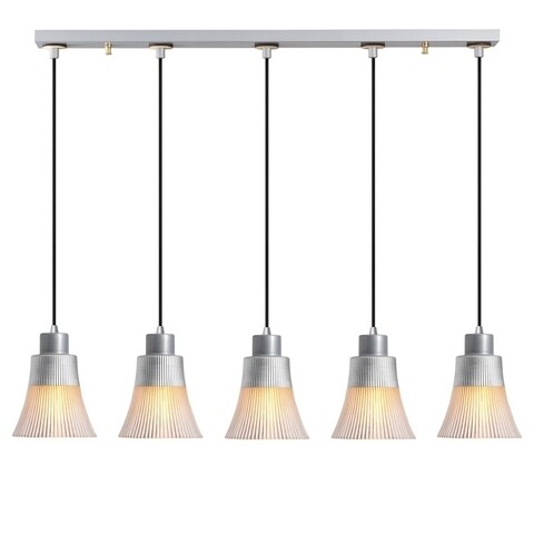 Lustra Foca N-112, Noor, 88 x 105 cm, 5 x E27, 100W, argintiu