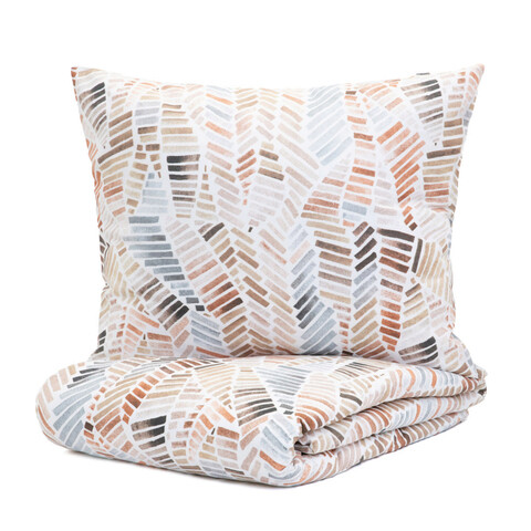 Lenjerie de pat dubla B2 Minimal Essentials, Homla, 3 piese, 160x200 cm, bumbac, multicolor