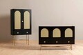Consola, Howard, Cliff 150, 80x150x39 cm, PAL, Negru