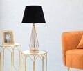 Lampa de masa Ovy, Mauro Ferretti, Ø32.5 x 62 cm, 1 x E27, 40W, fier/PVC/textil