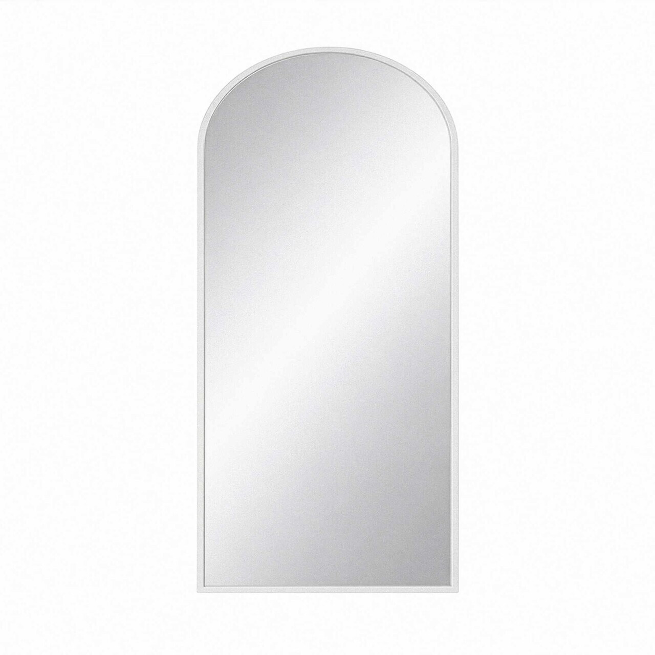 Oglinda Cheval, Hanah Home, Oval 100x180, 100x180x1.5 cm, Alb — imaginea 2