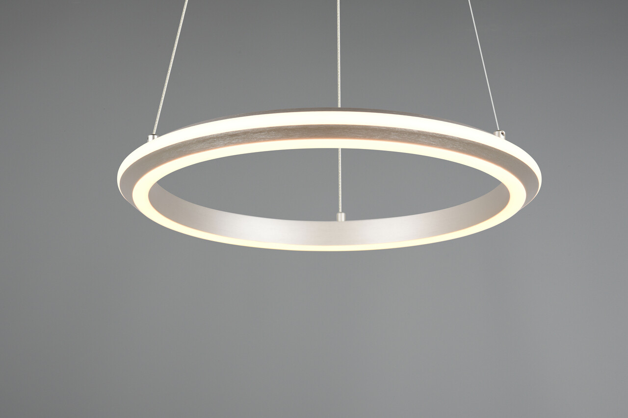 Lustra Amador, TRIO, 45x150 cm, 34W, 1x SMD, metal, argintiu mat - 1 | YEO