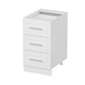 Dulap pentru bucatarie, Hanah Home, Minar, 45x87x58 cm, Alb