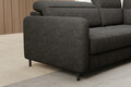 Coltar extensibil dreapta 3 locuri ELTAP, RT-05RAQ, Barea, 208x160x100 cm, lemn/poliester, gri inchis