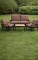 Set mobilier de gradina, Hanah Home, Alya Sehpa, Bej
