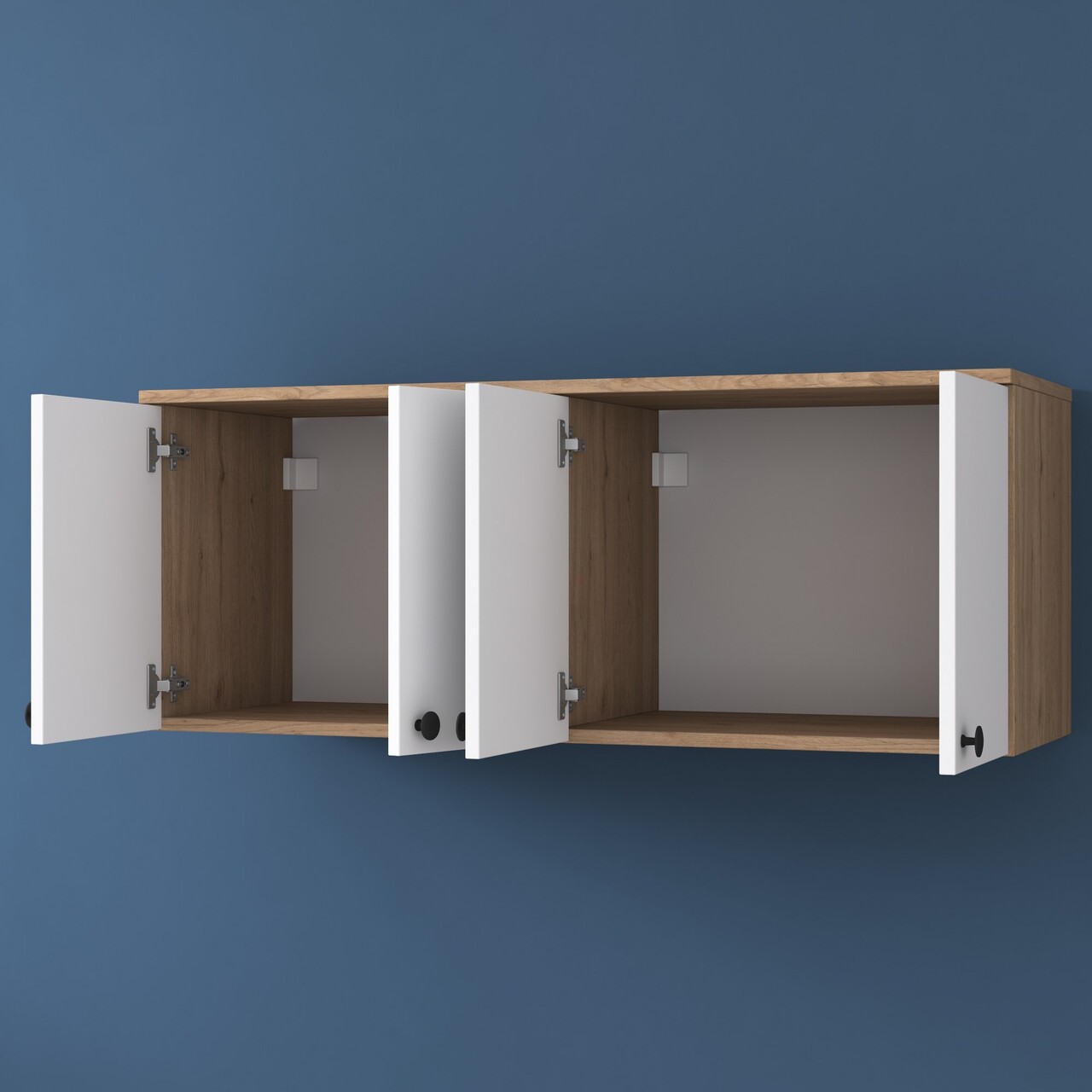Dulap multifunctional, Rani, BA120, 120x46 cm, PAL, Nuc/Alb