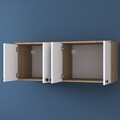 Dulap multifunctional, Rani, BA120, 120x46 cm, PAL, Nuc/Alb