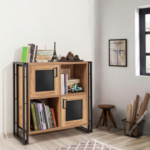 Consola, sapphire, arcas verna, 89x89x35 cm, pal, pin atlantic / negru
