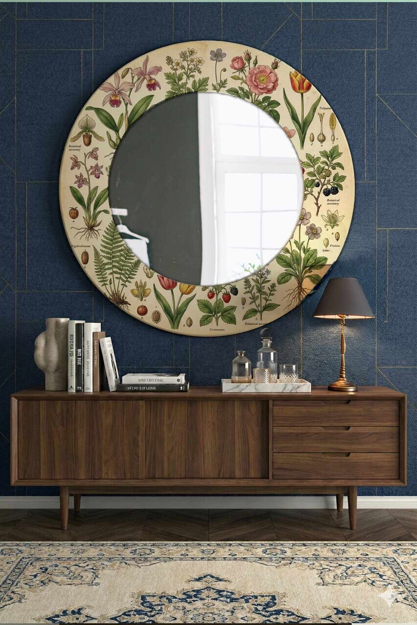 Oglinda decorativa Artmdfmrr12 Sticla Cadru: 100% MDF Multicolor