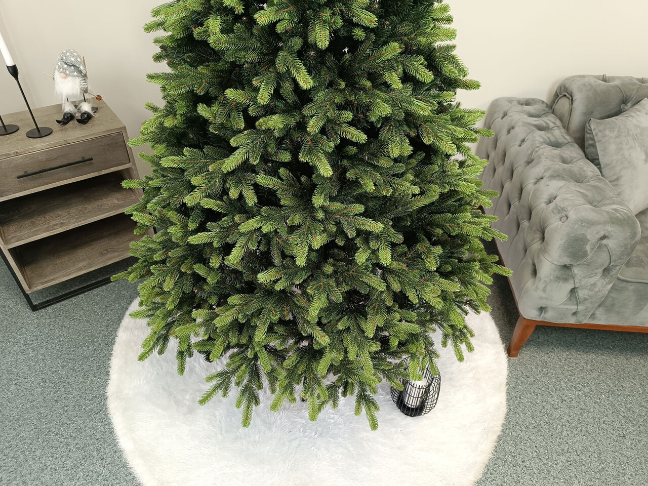 Brad artificial Christmas Deluxe by Sersimo, Carpati cu varfuri verzi, 2D+3D, 210cm — imaginea 22