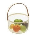Cos pentru fructe Cream, Versa, Ø25x30 cm, metal/ratan