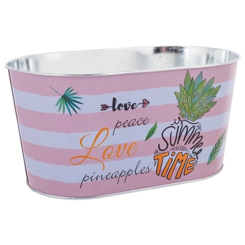 Ghiveci, Pineapple, Creaciones Meng, 22.5x13.5x11 cm, metal