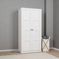 Dulap pentru haine, Miwood, Lucas 1600-85, Alb