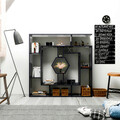 Corp biblioteca, Zena Home, Labrina, PAL, Negru