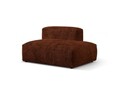 Modul dreapta pentru canapea, 2 locuri, Martina-212, Micadoni Home, 133x106x75 cm, velur, caramiziu