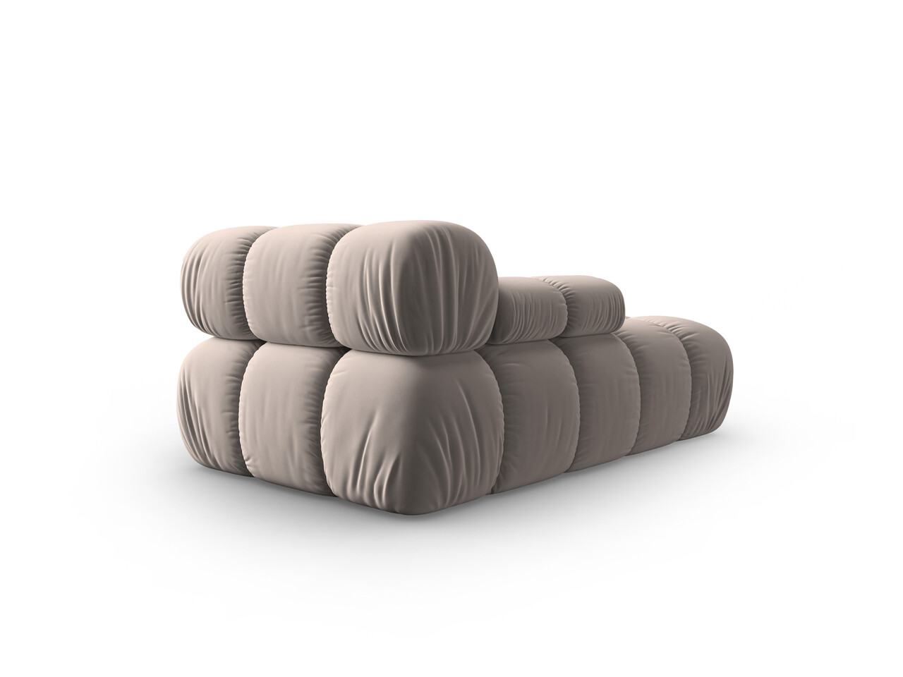 Sezlong living stanga 1 loc, Bellis, Micadoni Home, BL, 155x94x70 cm, catifea, bej