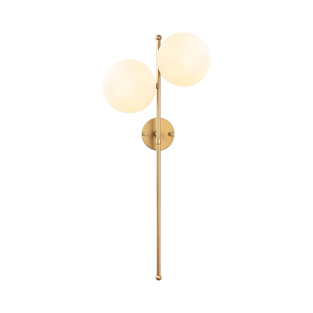 Aplica de perete, Fazli - 10410, Fulgor, 32 x 27 x 72 cm, 2 x E14, 40W, auriu