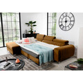 Coltar extensibil stanga 3 locuri ELTAP, LT-45LO, Grayson, 278x205x92 cm, lemn/poliester, mustar