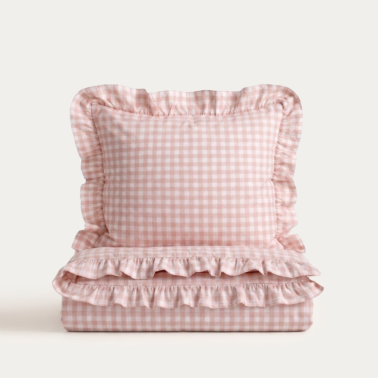 Lenjerie de pat King Size, Whisper, Homla, 200x220 cm, 3 piese, microfibra din poliester, roz