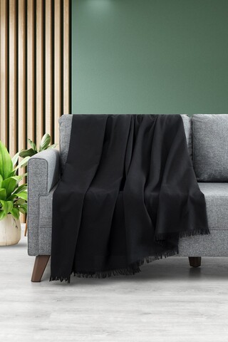 Cuvertura de pat, Lalin 160 - Black, DC Home, Bumbac;Poliester
