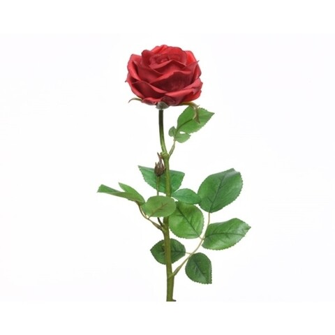 Floare artificiala Rose, Decoris, H66 cm, rosu