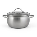 Oala cu capac Florence, Luigi Ferrero FR-2066A, Ø 20 cm/ 3.4 L, inox