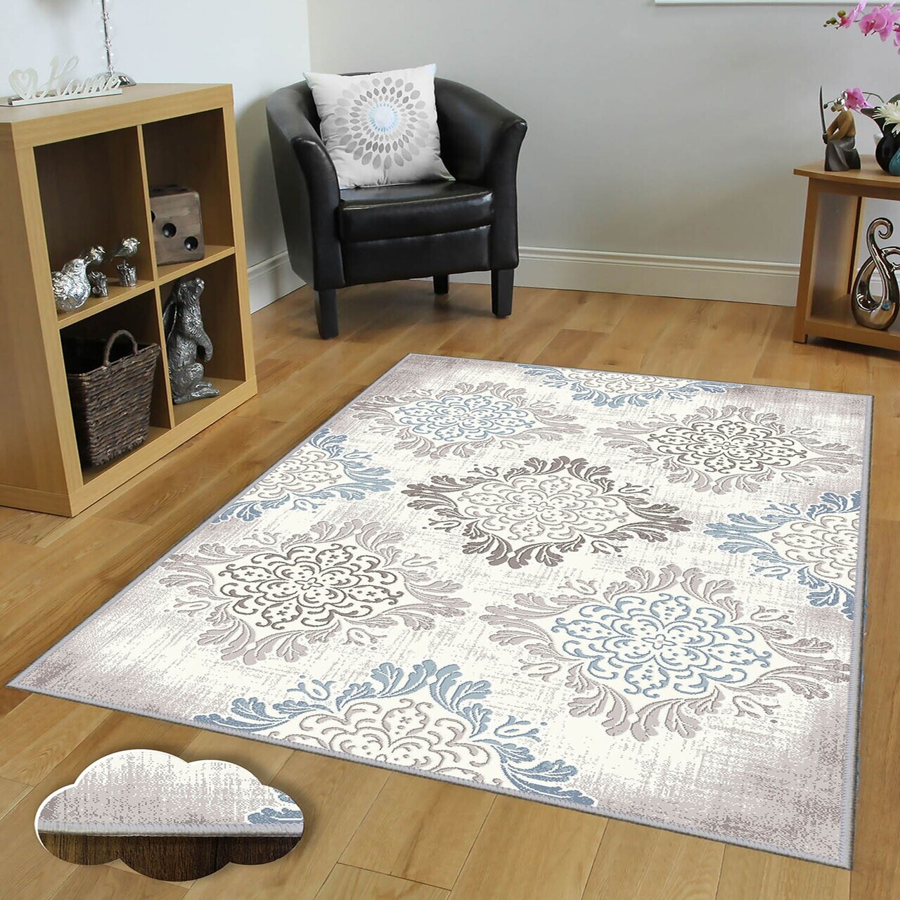 Covor Eexfab1087 80x150 cm Poliester Multicolor
