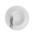 Serviciu de masa 18 piese, Chiaroscuro, Bormioli, opal, alb