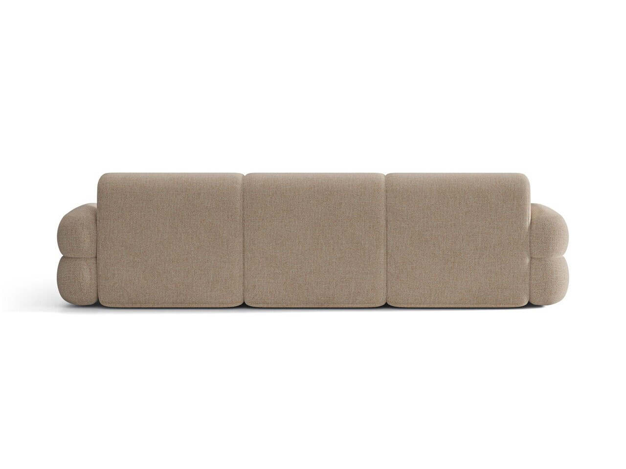 Coltar dreapta 4 locuri, Neo, Micadoni Home, 305x165x83 cm, tesatura Chenille Silencio, bej sand — imaginea 4