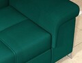 Coltar extensibil dreapta 4 locuri ELTAP, ERI-08, Eridano, 275x202x88 cm, lemn/poliester, verde inchis