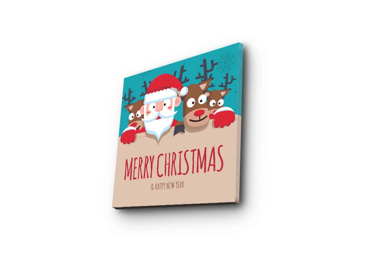 Tablou decorativ, 4545YYC-003, 45x45 cm, Canvas, Multicolor