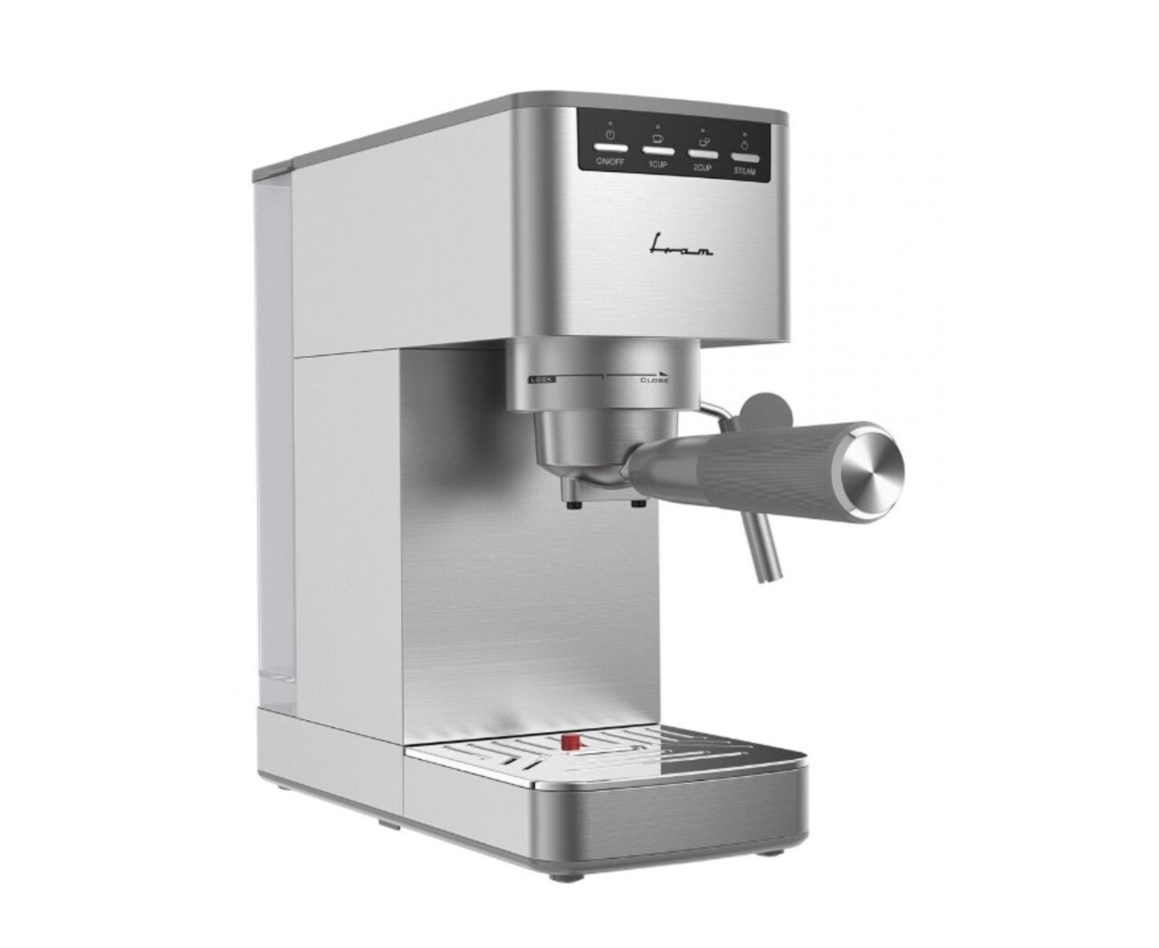 Espressor Fram, 1350W, 15 Bar, 1.2L, argintiu