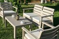Set mobilier de gradina, Okko, Solemare 125, Bej deșert