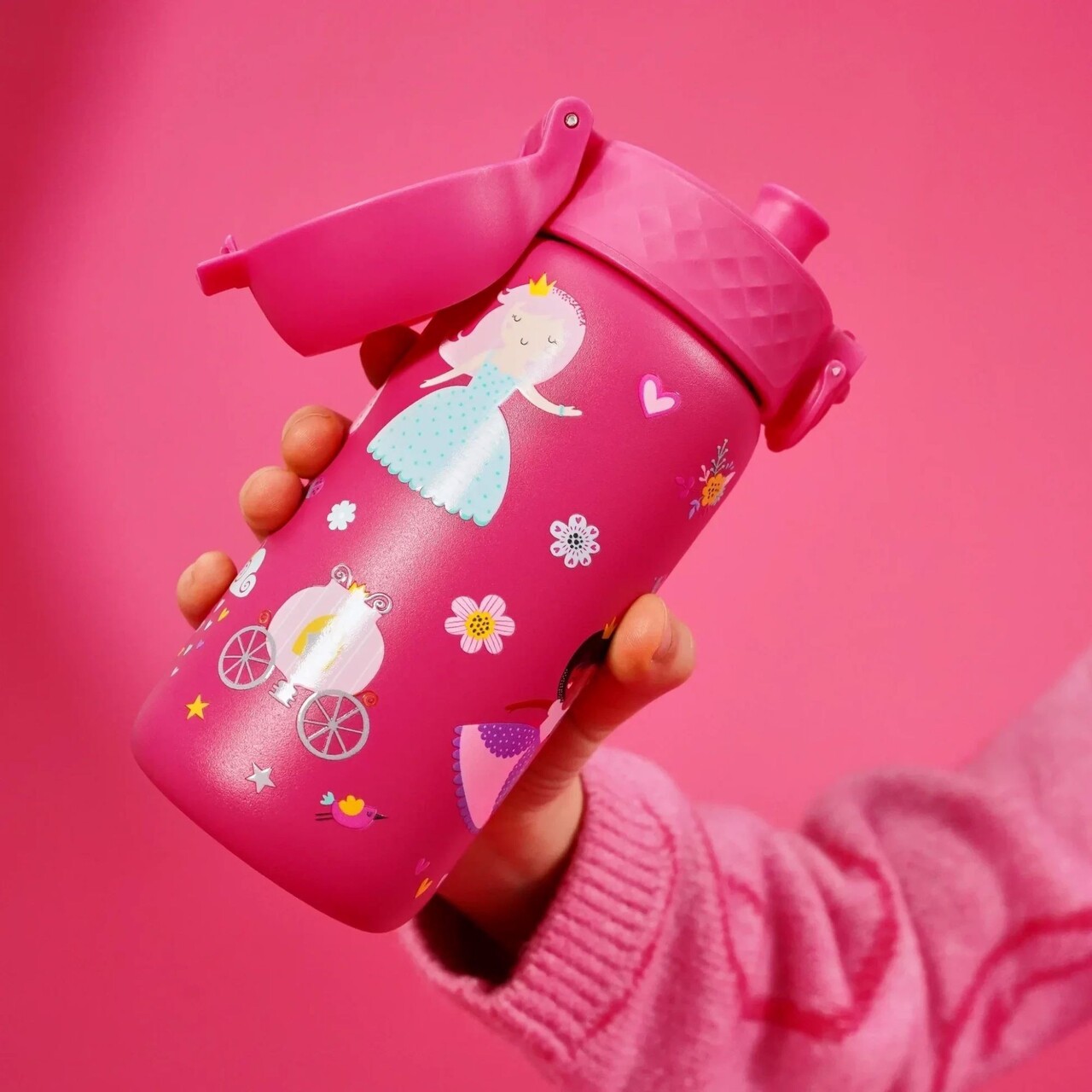 Sticla apa pentru copii, inox, 400ml, Princess - Ion8 - view 5