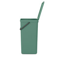 Cos de gunoi, Brabantia, Sort&Go, 40 L, 34.5x26.8x62 cm, polipropilena, verde brad