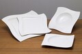 Farfurie adanca NewWave, Villeroy & Boch, 24.5x24.5x4.5 cm, 340 ml, portelan premium, alb