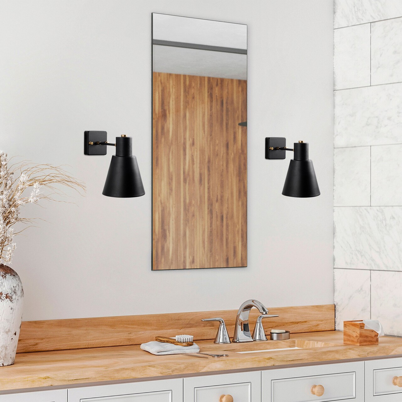 Aplica de perete, Fulgor, 942FLG2192, Metal, Negru - 2 | YEO