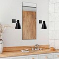 Aplica de perete, Fulgor, 942FLG2192, Metal, Negru