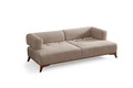 Canapea 3 locuri, Atelier del Sofa, 560ARE5210, Cadru: Lemn și PAL, Crem