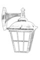 Lampa de exterior, Avonni, 685AVN1214, Plastic ABS, Maro
