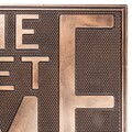 Covoras de intrare Sweet Home, Creaciones Meng, 45x75 cm, cauciuc, cupru