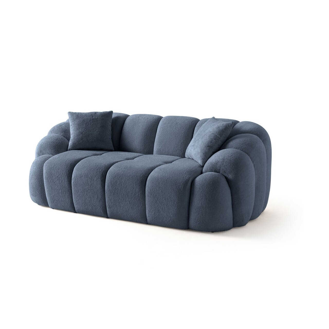Canapea 2 locuri, Atelier del Sofa, 752EST2505, Lemn de carpen/PAL melaminat, Albastru navy - view 3