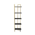 Corp biblioteca, Retricy, Alice, 45.2x21.6x180 cm, PAL, Negru
