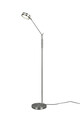 Lampadar Franklin, TRIO, 23x41x133 cm, 6.5W, 1x SMD, metal, argintiu mat