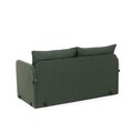 Canapea extensibilă cu 2 locuri, Futon, 859FTN2890, Metal , Verde