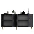 Consola, Olivia, Line KB150, Antracit / Aur