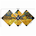 Set 4 tablouri decorative, 4MDF222201946, MDF, Imprimat UV, Multicolor