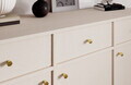 Comoda ADRK, Tili 3D 3S, 124.5x40.8x95 cm, PAL laminat, bej