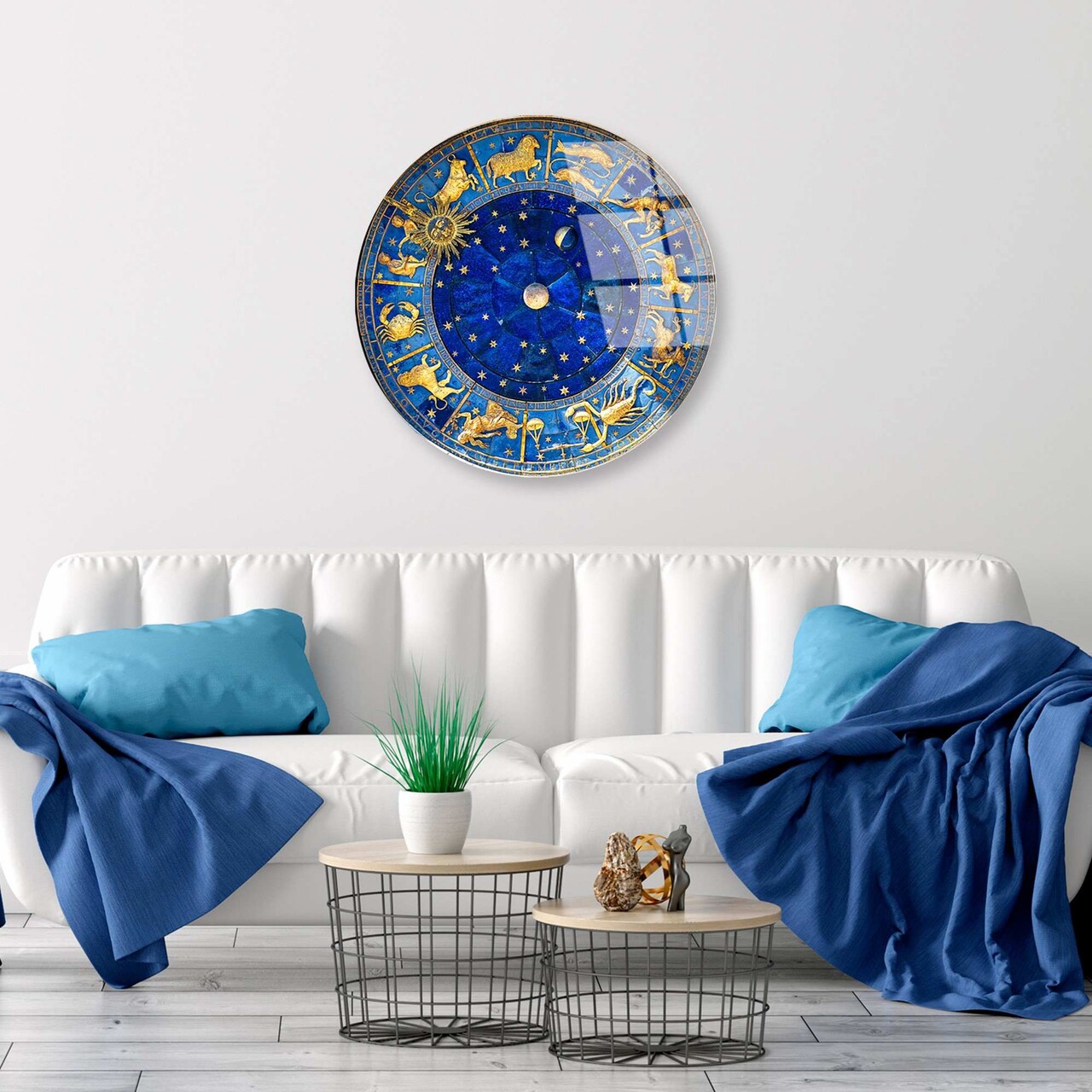Tablou decorativ, UV-1124, Diametru: 60 cm, Multicolor - view 3
