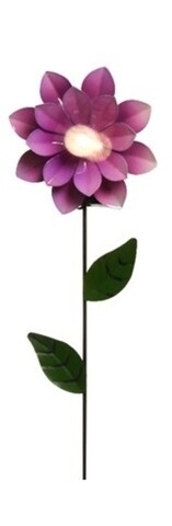 Lampa de gradina Flower, Lumineo, 6x11x49.5 cm, 1 led, mov